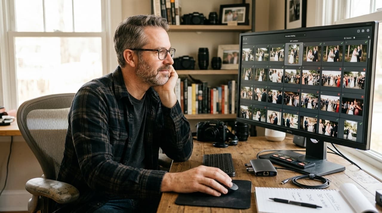 Como a IA Está Mudando a Forma de Selecionar Mais de 1.000 Fotos de Casamento