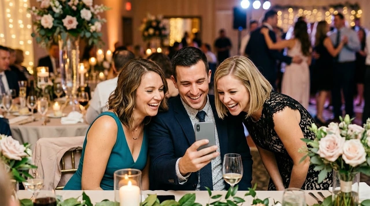 Por Que os Convidados de Casamento Nunca Veem Suas Fotos — E o Que Fazer Sobre Isso