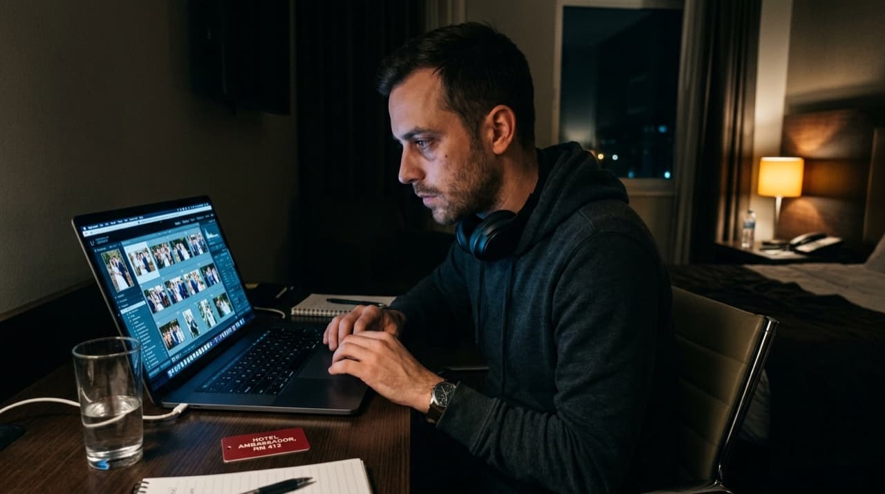 O Fluxo de Entrega em 24 Horas: Como Fotógrafos Entregam no Mesmo Dia