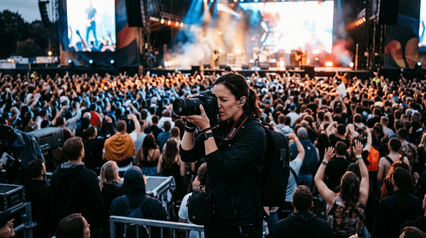 Como Entregar Fotos de Festival para Milhares de Participantes Rápido