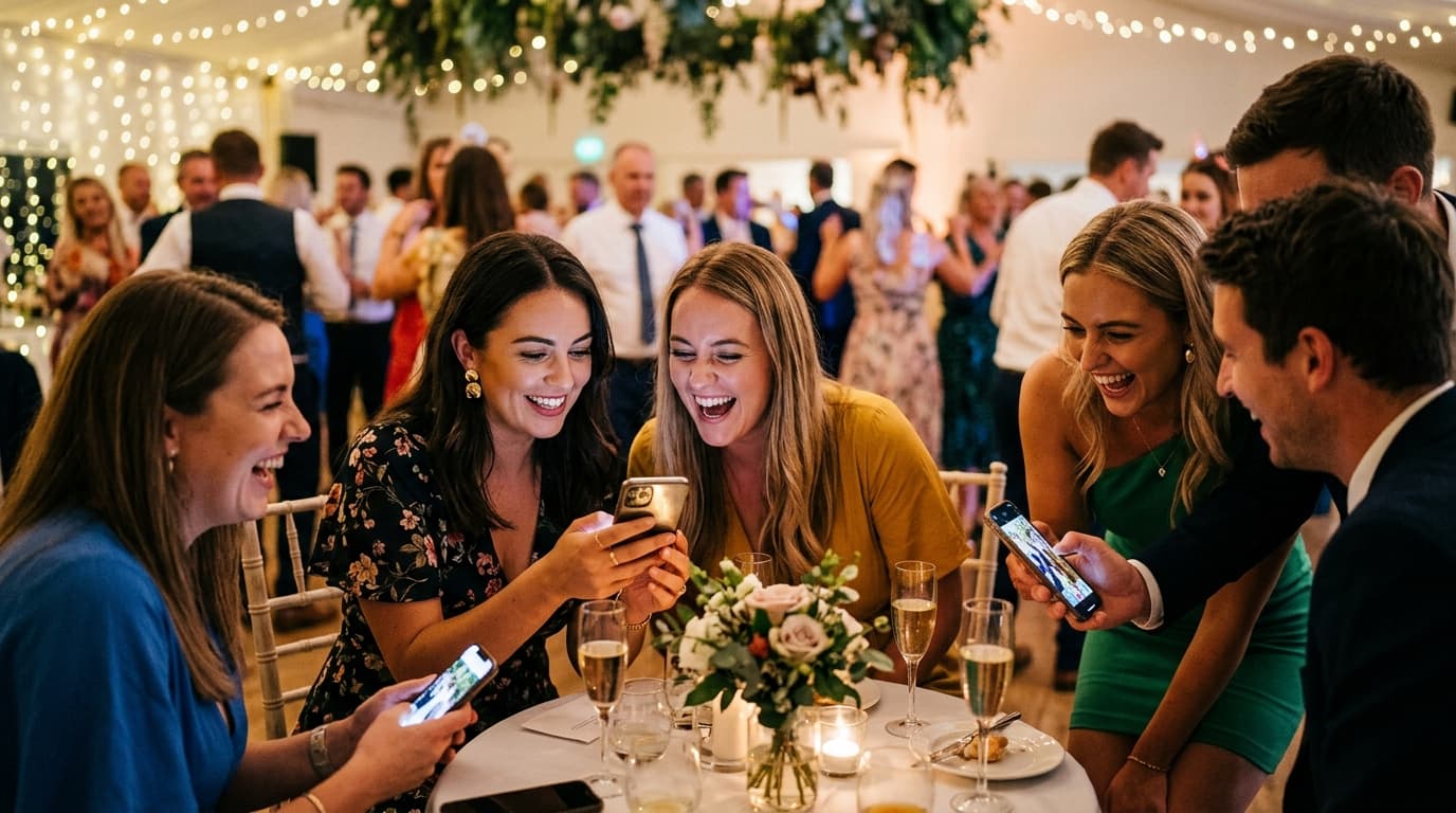Cómo conseguir más referidos de bodas en la recepción