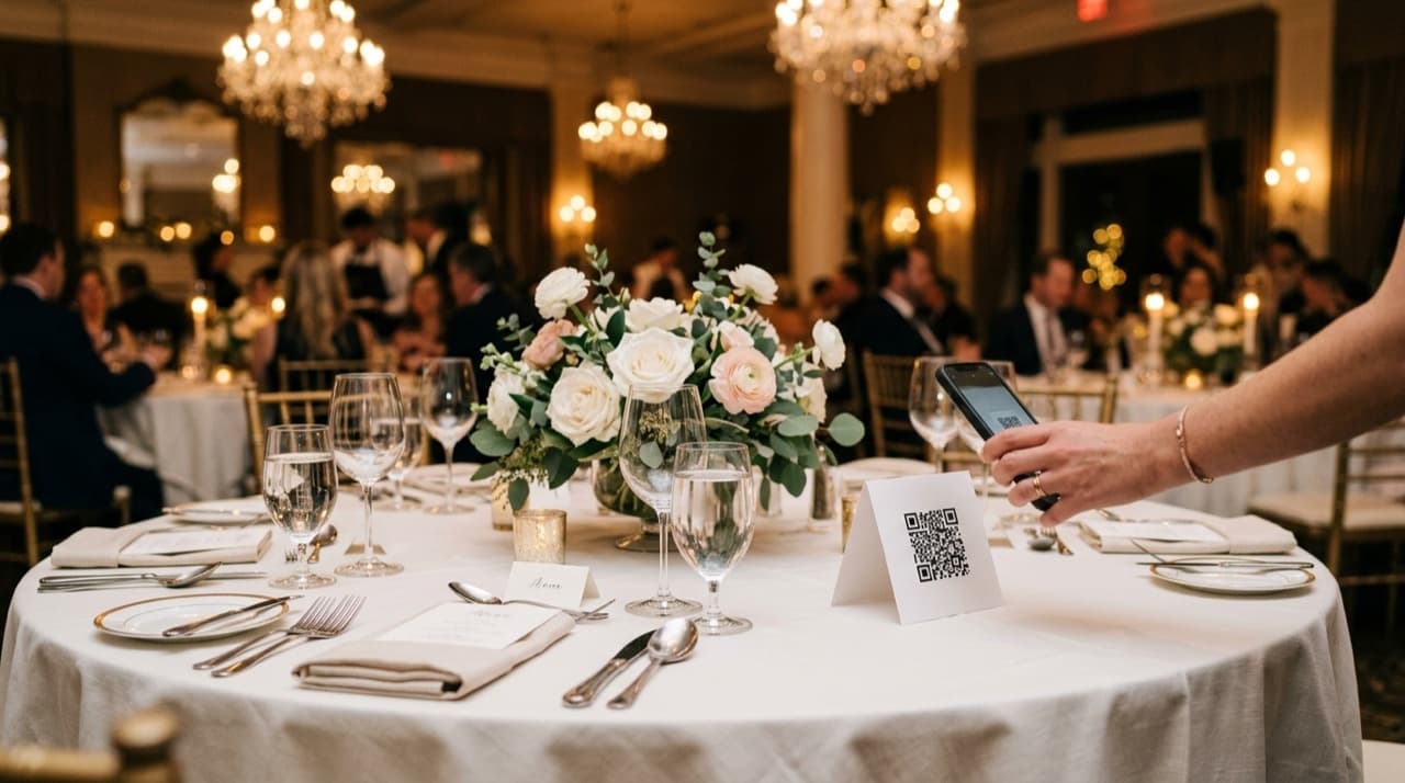 Códigos QR para Compartir Fotos en Bodas: La Guía de Configuración del Fotógrafo